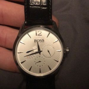 Hugo boss leather watch